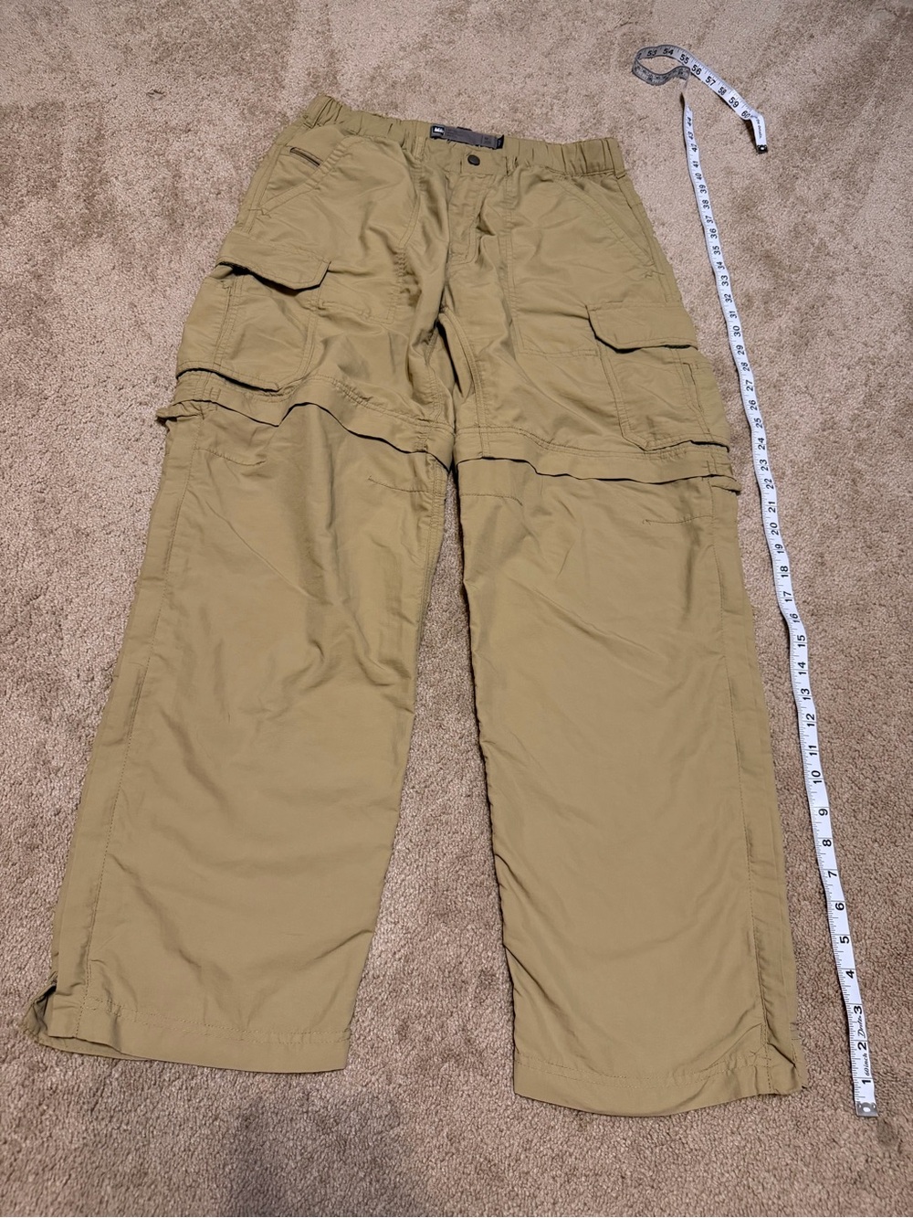 REI Men's Convertible Cargo Pants - Tan